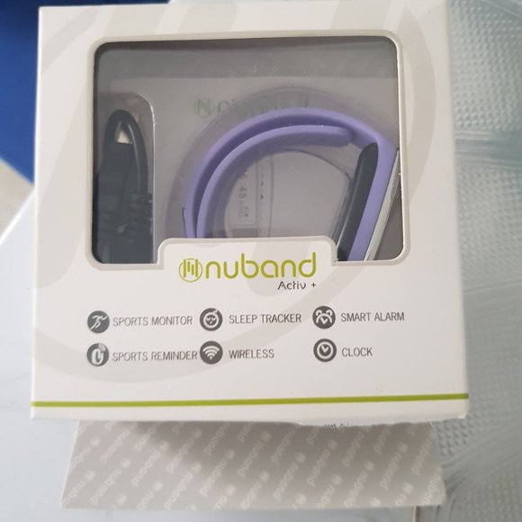 Beautiful Bright Purple Nuband Activ2+ Slim Ladies Activity and Sleep Tracker BO - Picture 1 of 3